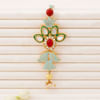 Gift Alluring Kundan Lumba Rakhi