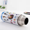 Shop Alphabet Frenzy - Vacuum Bottle - Personalized - Blue