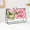 Buy Always And Forever Swinging Metal Planter