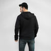 Shop Always On My Mind Puff Heart - Personalized Men's Zipper Hoodie - Black