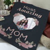 Amazing Mom Personalized Single Fleece Blanket Online