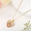 Gift Angelic Heart Personalized Pendant Chain