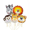 Shop Animal Kingdom Foil Balloons - Set Of 5