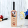 Gift Anniversary Personalized Cricket Bat Photo Stand