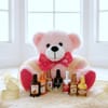 Anthon Berg Liqueur Chocolates with Pink Teddy