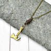 Buy Antique Finish Personalized Hammer Pendant