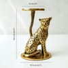 Buy Antique Gold Finish Jaguar Candle Holder