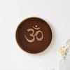 Antique Om Symbol Metal Wall Plate