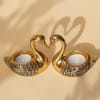Shop Antique Swan Couple Candle Holder