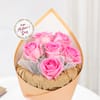 Buy Aqua Pink Rose Bouquet for Mother's Day