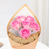 Buy Aqua Pink Roses Bouquet