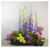 Arrangement of Cut Flowers mauve and purple
