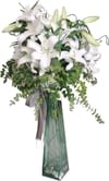 Arrangement of White Liliums