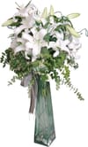 Arrangement of White Liliums