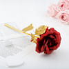 Buy Artificial Gold Plated Red Rose