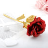 Artificial Gold Plated Red Rose Online