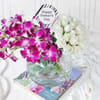 Assorted Flowers in Globe Vase for Father's Day (33 Stems) Online