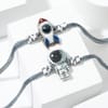 Gift Astronaut And Rocket Rakhi With Lindt Chocolate