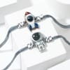 Gift Astronaut & Spaceship Rakhi with Kaju Katli