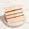 Shop Auspicious Om Swastik Rakhi Set of 3
