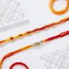 Gift Auspicious Rakhi And Dry Fruits Combo