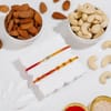 Auspicious Rakhi And Dry Fruits Combo Online