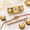 Auspicious Wishing Tree Rakhi with Ferrero Rocher Online