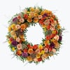 Autumn Funeral Wreath w. ribbon 240441