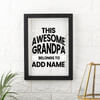 Awesome Grandpa Personalized Acrylic Frame Online