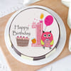 Buy Baby Owl First Birthday Cake