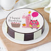 Baby Owl First Birthday Cake Online