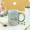 Gift Badminton Lover Personalized Silver Ceramic Mug