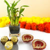Bamboo Diya Diwali Gift Online