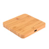 Gift Bamboo Wireless Charger with USB Hub