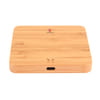 Bamboo Wireless Charger with USB Hub