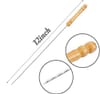 Gift Barbeque Skewers - Stainless Steel  With Wooden Handle - Set Of 12