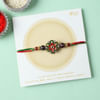 Buy Beads Floral Rakhi