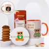 Beary Playful Personalized Rakhi Hamper Online