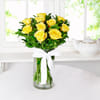 Gift Beautiful 10 Roses with Butterscotch Cake