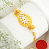 Beautiful Meena and Kundan Rakhi Online