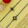 Gift Beauty of Kundan Set of 2 Rakhis