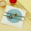 Buy Beauty of Kundan Set of 2 Rakhis