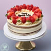 Berry Delightful Strawberry Fresh Cream Cake (1 Kg) Online