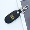 Best Bhai Leather Keychain Online