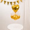 Gift Best Bhaiya Bhabhi Ever Golden Balloon Arrangement