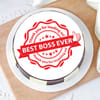 Buy Best Boss Ever Poster Cake (1 Kg)