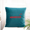 Gift Best Boyfriend Ever - Personalized Velvet Pocket Cushion - Blue