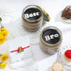 Best Bro Jar Cakes With Trishul Rakhi Online