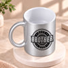 Buy Best Brother Personalized Silver Mug