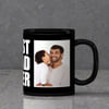 Gift Best Dad Ever Personalized Black Mug